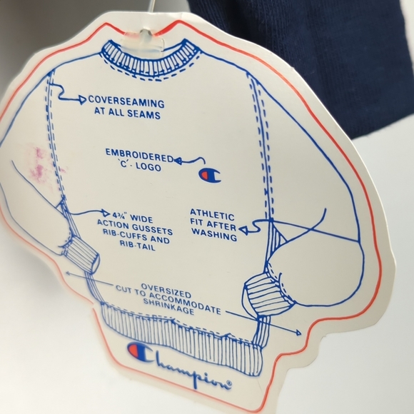 Denison University Champion reverse weave sweatshirt - xxl - Picture 4 of 10